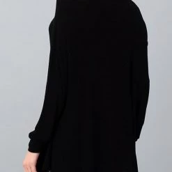 Hashtag NEW ARRIVALS Black Long Sleeve Hacci Top