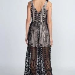 Minuet Houston Nights Black Layered Lace Dress NEW ARRIVALS