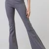 Hashtag NEW ARRIVALS Grey High Waisted Denim Bell Bottom Pants