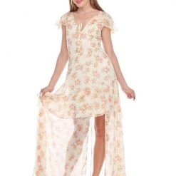 Woven Pink Golden Lioness Dress NEW ARRIVALS