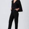 Flying Tomato Black "I'm Going To Own The Night" Cape Jacket Jumpsuit