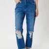 Kancan Suzanne High Rise Paper Bag Jeans
