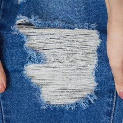 Kancan Suzanne High Rise Paper Bag Jeans