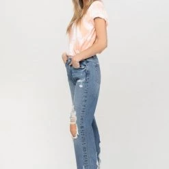 Flying Monkey NEW ARRIVALS Cali Girl High Rise Tattered Jeans