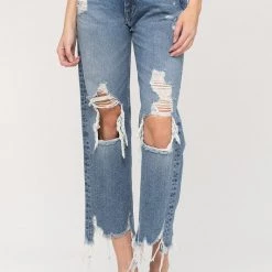 Flying Monkey NEW ARRIVALS Cali Girl High Rise Tattered Jeans
