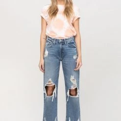 Flying Monkey NEW ARRIVALS Cali Girl High Rise Tattered Jeans
