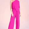 Tyche Fuchsia One Shoulder Jumpsuit