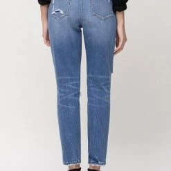 Flying Monkey NEW ARRIVALS Sarina Super High Rise Stretch Mom Jeans
