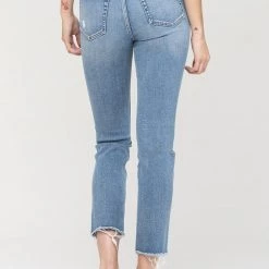 Vervet High-rise Slim Crop Straight Leg Jeans NEW ARRIVALS