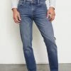 Kan Can Roger Dark Denim 5 Pocket Straight Leg Jeans MEN