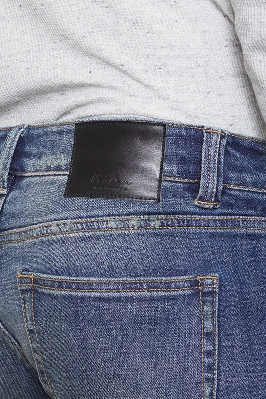 Kan Can Roger Dark Denim 5 Pocket Straight Leg Jeans MEN 5 Kan Can Roger Dark Denim 5 Pocket Straight Leg Jeans MEN