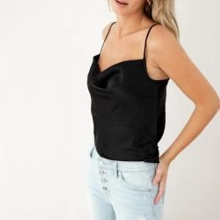 Kan Can Paula Petite Mid Rise Flare Jeans