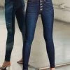 Kan Can Rachel Dark Wash Curvy Fit Jeans NEW ARRIVALS