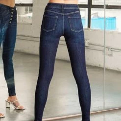 Kan Can Rachel Dark Wash Curvy Fit Jeans NEW ARRIVALS 4 Kan Can Rachel Dark Wash Curvy Fit Jeans NEW ARRIVALS