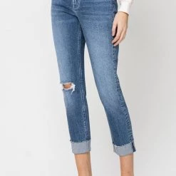 Flying Monkey Sadie Stretch Boyfriend Crop Jeans NEW ARRIVALS
