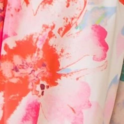 Jealous Tomato NEW ARRIVALS Ivory And Pretty In Pink Woven Romper