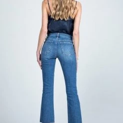Special A NEW ARRIVALS MaryLynn Medium Wash Mid Rise Kick Flare Jeans