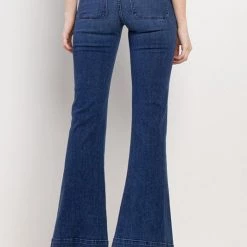 Sneak Peek NEW ARRIVALS Emily Patch Pocket Flare High Rise Jeans