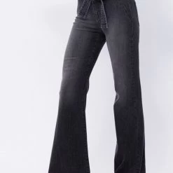 Sneak Peek NEW ARRIVALS Babita Black Wash High Rise Flare Jeans