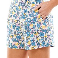 TCEC Blue Floral High Waisted Shorts NEW ARRIVALS