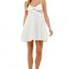 TCEC White Bowtie Babydoll Dress NEW ARRIVALS