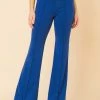 Jealous Tomato NEW ARRIVALS Royal Blue High Rise Flare Pants
