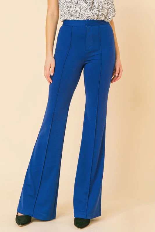 Jealous Tomato NEW ARRIVALS Royal Blue High Rise Flare Pants 1 Jealous Tomato NEW ARRIVALS Royal Blue High Rise Flare Pants