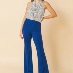 Jealous Tomato NEW ARRIVALS Royal Blue High Rise Flare Pants 7 Jealous Tomato NEW ARRIVALS Royal Blue High Rise Flare Pants