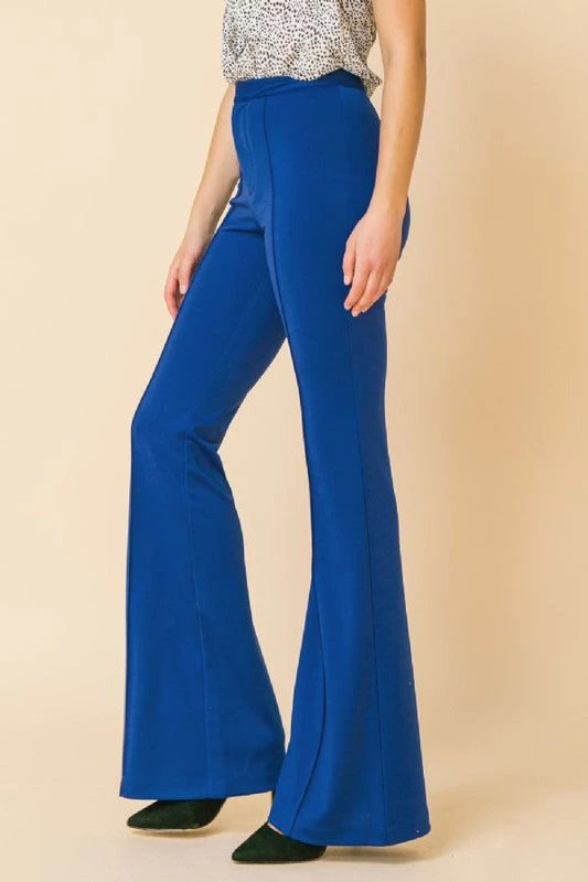 Jealous Tomato NEW ARRIVALS Royal Blue High Rise Flare Pants 2 Jealous Tomato NEW ARRIVALS Royal Blue High Rise Flare Pants