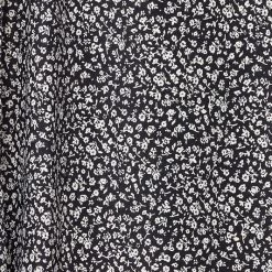 Be Cool NEW ARRIVALS Blue And White Floral Print Midi Skirt