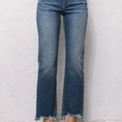 Sneak Peek Harlee High Rise Straight Leg Frayed Hem Jeans 9 Sneak Peek Harlee High Rise Straight Leg Frayed Hem Jeans