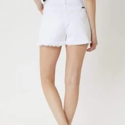 Kan Can Valencia White Distressed Shorts NEW ARRIVALS