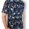Baja Llama Panther Nighthawk Button Up MEN