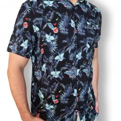 Baja Llama Panther Nighthawk Button Up MEN