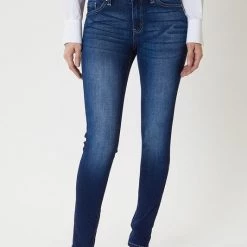 Kan Can NEW ARRIVALS Mehdina Mid Rise Skinny Jeans