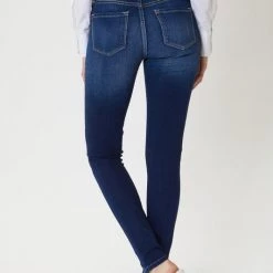 Kan Can NEW ARRIVALS Mehdina Mid Rise Skinny Jeans