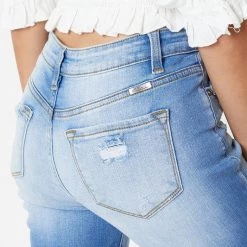 Kan Can Laura Medium Wash High Waist Jeans NEW ARRIVALS