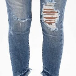 Kan Can Emma Double Fringe Cuff Jeans