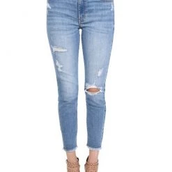 EUNINA Katie High Rise Skinny Crop Jeans