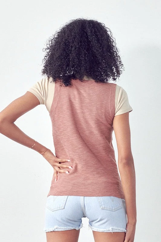 Be Cool Marsala Colored Sleeveless Round Neck Top NEW ARRIVALS 3 Be Cool Marsala Colored Sleeveless Round Neck Top NEW ARRIVALS