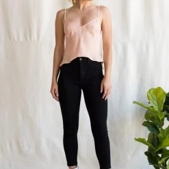 Sneak Peak Billie Black Over-dye High Rise Leggings