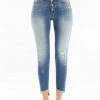 Kan Can Stephanie High Rise Ankle Skinny Jeans NEW ARRIVALS