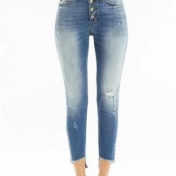 Kan Can Stephanie High Rise Ankle Skinny Jeans NEW ARRIVALS