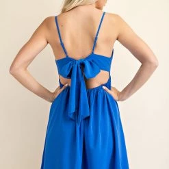 Glam NEW ARRIVALS Royal Blue Sweetheart Cami Dress