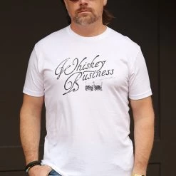 Kinetix Whiskey Business White Graphic Tee MEN