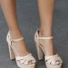 Joia Beige Snake Skin Platform NEW ARRIVALS