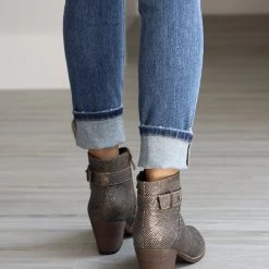 Boutique By Corkys Regina Gun Metal Ankle Boots