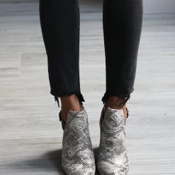 Ccocci Snakeskin Mule With Charcoal Buckle