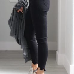 Kancan Bonnie Black High Rise Skinny Jeans