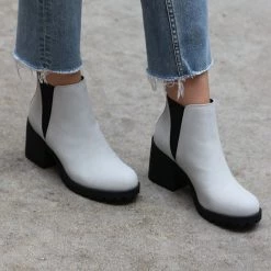 Chinese Laundry Grace Black And Grey Booties NEW ARRIVALS